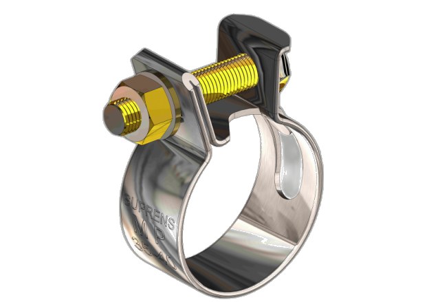 Abrazadera MS MANGOTE, Banda 20 mm, Acero al Carbono – MPA8694P