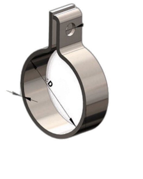 Abrazadera TIGRE, Acero al Carbono – MTE65TRI